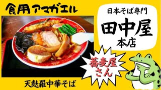 秋田県大仙市戸地谷‼️【日本そば専門 田中屋】お蕎麦屋さんで食べる中華そばは絶対に美味いという説‼️『天麩羅中華そば』