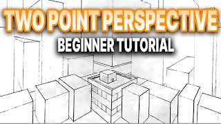 THE BEST Two Point Perspective city drawing tutorial to follow along with!
