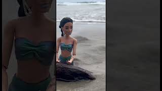 Barbie Mermaid in the Ocean | #barbie #mermaid #thelittlemermaid #ocean #beach #disney #2023