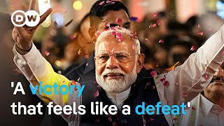 How weak has Modi come out of India's elections? | DW News