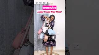 😳 Meesho sling bag haul 😍 Sling bag haul #slingbag #baghaul #meesho #shorts