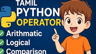 Python Operators in Tamil | Arithmetic, Logical, Comparison 🔥 | Part 7 | Jack TechCrafters #python