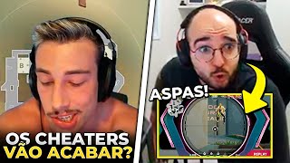 REAÇÃO DO SACY AO VER JOGADA DO ASPAS! TCK RECEBEU E-MAIL DA RIOT SOBRE CHEATERS - VALORANT CLIPS