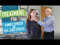 Chiropractic treatment for family & college related stress by Dr. Wagner DC