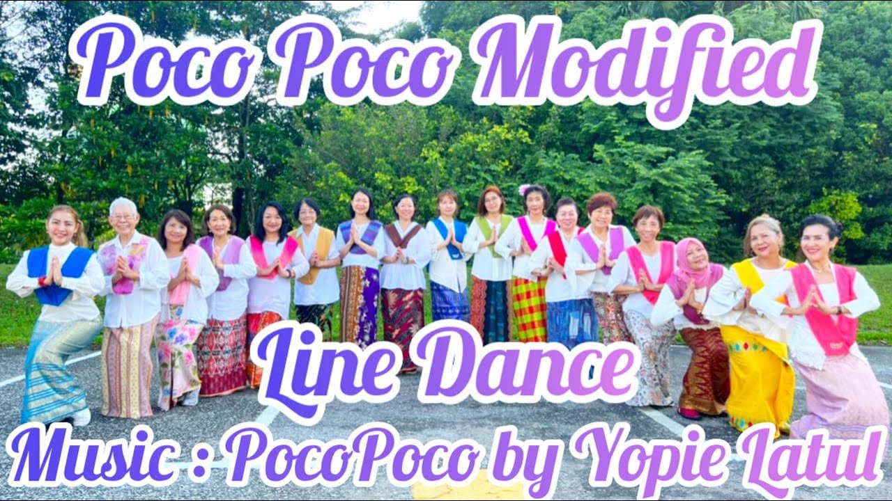Poco Poco Maluku Dance Line Dance Beginner Demo Yopie Latul
