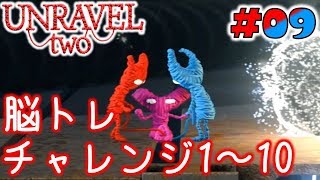 この謎解きができれば天才になれるはず！チャレンジ1~10攻略【UNRAVEL TWO】