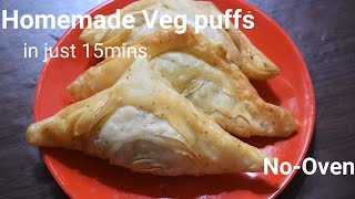 Homemade Veg Puffs | ಅತಿ ಸುಲಭವಾದ ವೆಜ್ ಪಫ್ಸ್ ಇಲ್ಲಿದೆ | Easy \u0026 Simple Puff Pastry | Mamatha Foodies