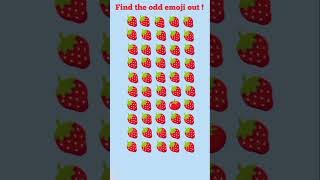 Find the odd emoji,Find the odd emoji out,Find the odd emoji out hard #shorts #viral