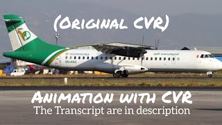 Yeti Airlines Flight 691 Crash || Animation with CVR. (Read description)