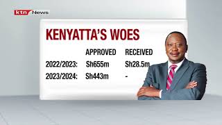 Reports indicate that the government has frozen retired president Uhuru's budget of KSh 1B