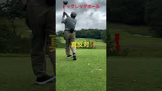 ドッグレッグコースはプレッシャー大❗️✨#golf