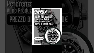 📈ANALISI DI MERCATO📉⌚️ROLEX SUBMARINER 124060 #rolex #rolexitalia #orologi #orologidilusso