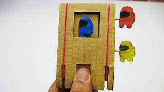 How To Make AMONG US Game From Cardboard #shorts shorts