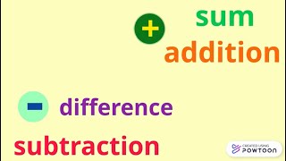 sum and difference - grade 2