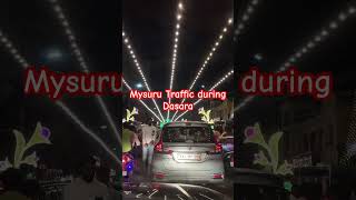 Mysuru Traffic #traffic #trafficupdates #ytshorts #mysoredussehra #shortsviral #travel