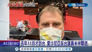 震驚！ 去年11月才訪台愛沙尼亞友台議員\