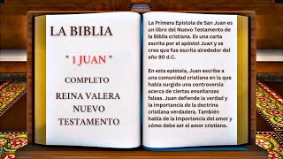 ORIGINAL: LA BIBLIA " 1 JUAN " COMPLETO REINA VALERA NUEVO TESTAMENTO