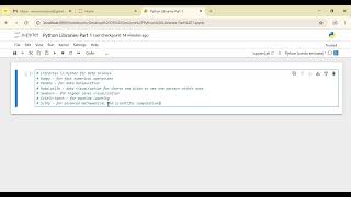 Data Science Libraries in Python - Part 1 - NumPy
