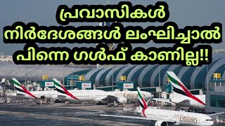 പ്രവാസികൾ നിർദേശങ്ങൾ ലംഘിച്ചാൽ പിന്നെ ഗൾഫ് കാണില്ല!!|Latest news updates malayalam|