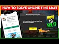 BGMI TIME LIMIT PROBLEM | YOU REACHED YOU ONLIN TIME LIMIT | BGMI LOGIN PROBLEM | BGMI TIER RESET