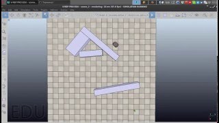 Dist-Bug algorithm in V-REP simulator