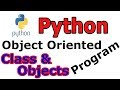 Python Object Oriented Programming Class & Objects #15