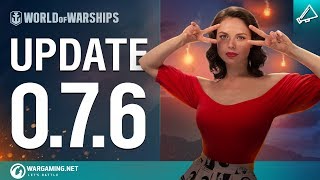 Dasha Presents Update 0.7.6 | World of Warships