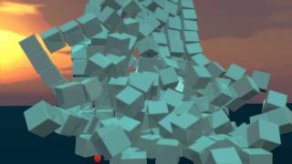 Blender cubes (physics test)
