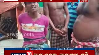 Villagers tie up Thief at Adakhandia,khurda | News18 Odia