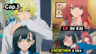 Le PEGAN a Uka 😥 La EX de Kai APARECE - Cap.5 - Honey Lemon Soda