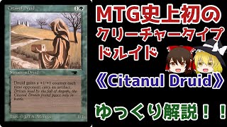 【MTG】Citanul Druid【ゆっくり解説】