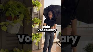 Rain Vocabulary ☔️ | Talking About Intensity #englishvocabulary #ananya #learnenglish #esl #letstalk