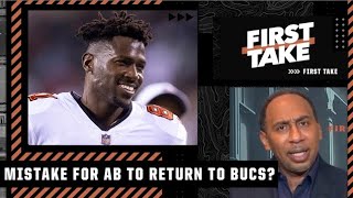 Stephen A. says he has ‘no problem’ with the Bucs bringing back Antonio Brown |