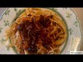 TAGLIATELLE BACCALA' e PEPERONI CRUSCHI con AMC