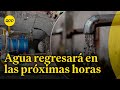 Sedapal anunció que empalme de tuberías culminó y regresará el agua en las próximas horas