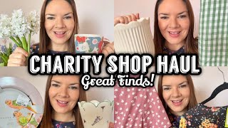 Charity Shop Haul | Thrift Haul | Thrifting | Brilliant Finds | Bargains | Kate McCabe | April 2023