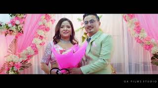 || SAMIP \u0026 BIPANA || CINEMATIC HIGHLIGHTS VIDEO || HAPPILY ENGAGED || GK FILMS STUDIO ||