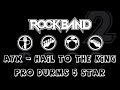 Rock Band 4 Avenged Sevenfold Hail to the King Expert Drums Song List Preview