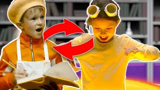 Super Power Switch ⚡Sketch and Shift Switch Powers! ⚡Superheroes in Real Life ⚡NEW Superzuzaa