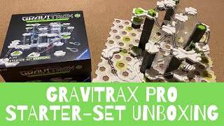 GraviTrax PRO Starter-Set Vertical Unboxing & Setup (HUGE!) - GraviTrax Marble Run