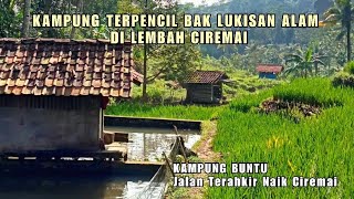 Suasana Kampung Di Lembah Gunung Ciremai, Kampung Indah Pemandangannya Wah Banget