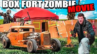 1000 ZOMBIES Vs MY Box Fort! 24 Hour Challenge The Movie