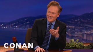 Conan Gets Annoyed By Technical Difficulties | CONAN on TBS