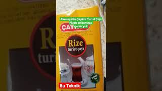 Almanya'da 1kg Çaykur Turist Çayı Fiyatı anlatmaya gerek yok #shorts