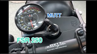 2021 MUTT FSR 250. Matt Black.