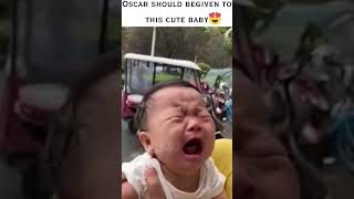 A Oscar should be given to this cute baby🥰 | Cute baby | cute baby videos #shortsfeed #fyp #trending