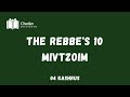 The Rebbe's 10 Mivtzoim - 04 Kashrus