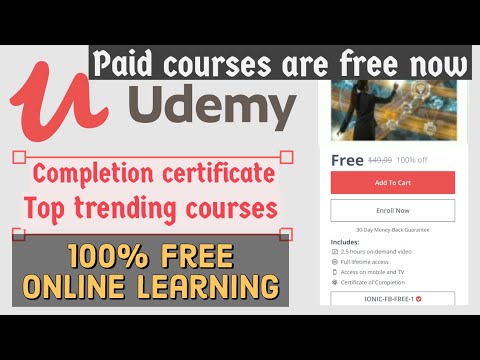 Udemy Courses For Free | Certificate After Completion | Lifetime Access ...