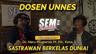 DOSEN UNNES, SASTRAWAN KELAS DUNIA! Diakhir dialog ini disajikan sebuah puisi yg menarik