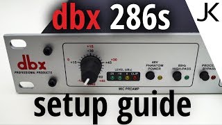 Best Settings and How To Connect - get started with the dbx 286s